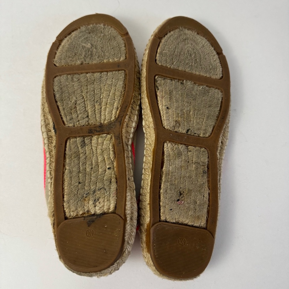 Tory Burch Striped Espadrilles Flats Women’s Size 10.5 - Picture 6 of 10